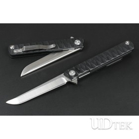 No logo 9CR18MOV  blade material folding knife UD405499